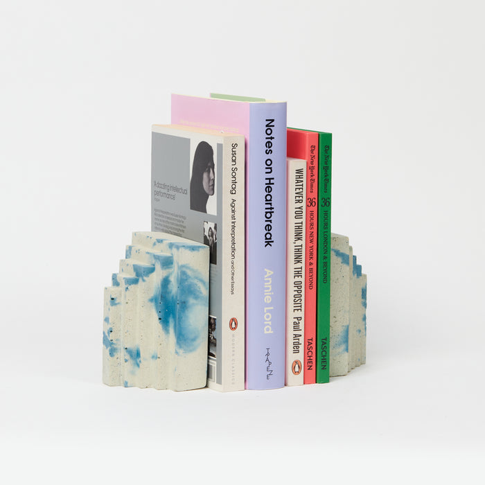 Concrete Bookends - Pair