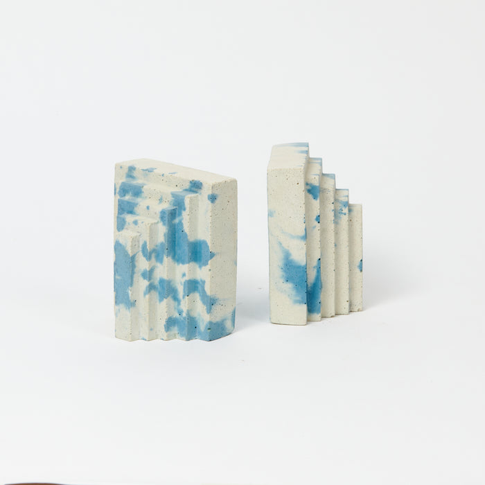 Concrete Bookends - Pair