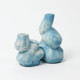 The Cuddle - A Pair of Little and Big Glob Candle Holders