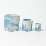 Concrete Pot Set - Small, Medium and Large