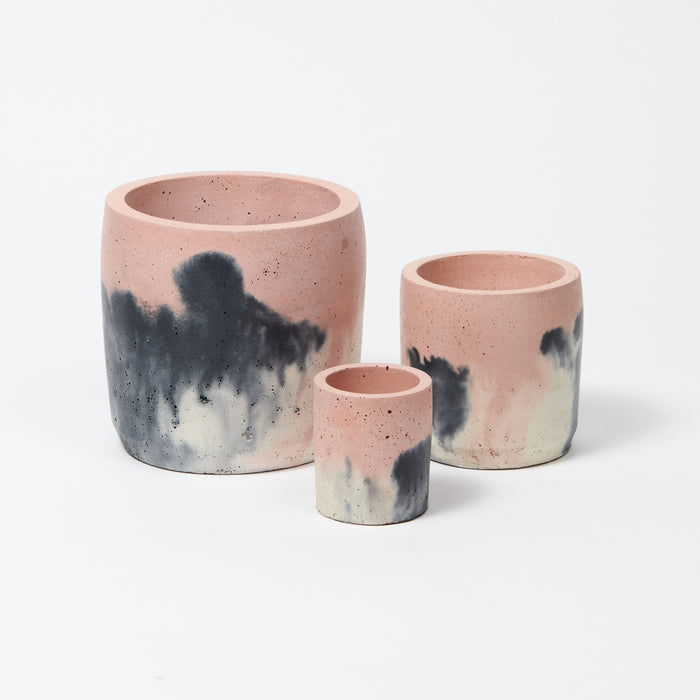 Concrete Pot Set - Small, Medium and Large