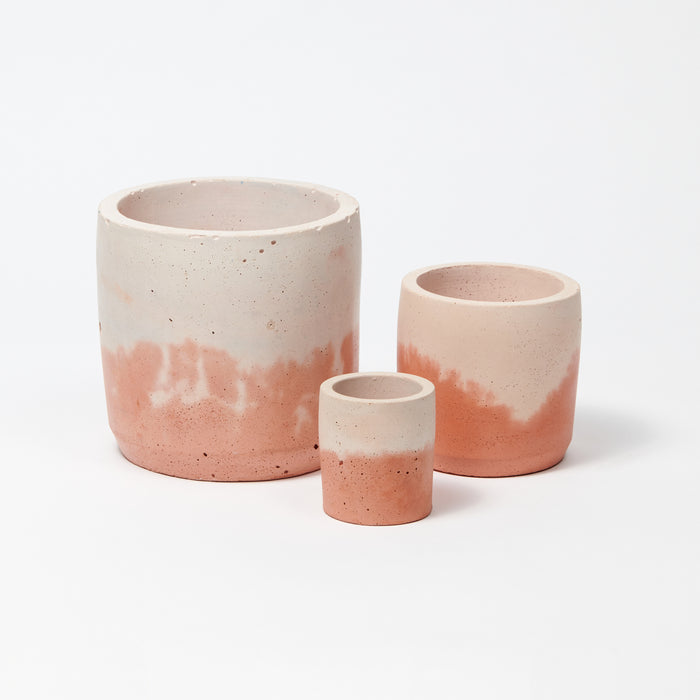 Concrete Pot Set - Small, Medium and Large