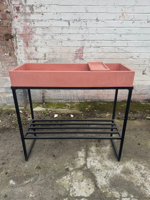 Sample Sale -  Concrete Sink - The Double Vanity - Babe