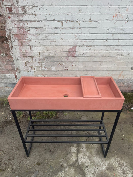 Sample Sale -  Concrete Sink - The Double Vanity - Babe