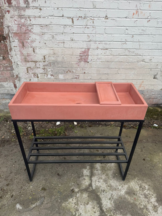 Sample Sale -  Concrete Sink - The Double Vanity - Babe