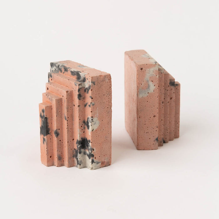 Concrete Bookends - Pair