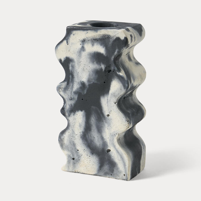 Concrete Wiggle Vase