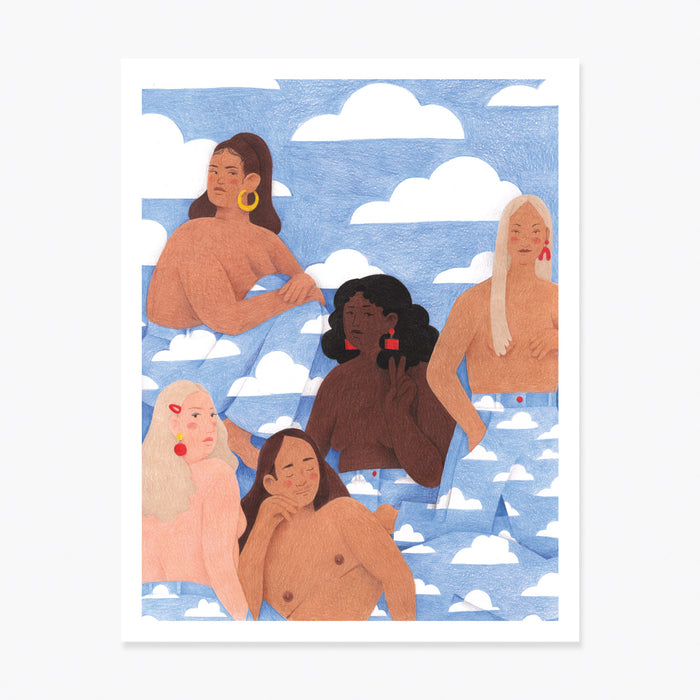 Slowdown Studio - Cloudy Art Print